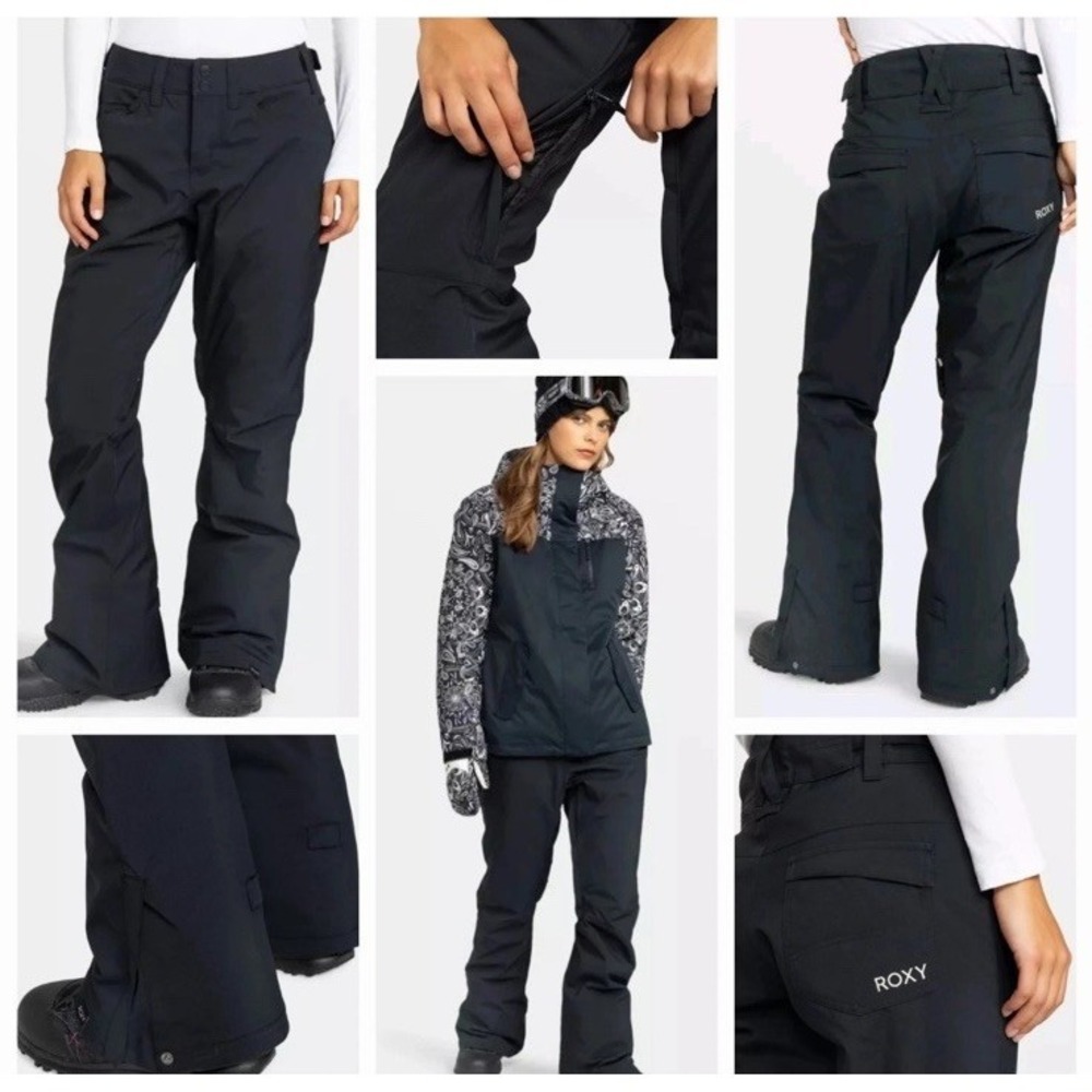 NWOT Women's ROXY Backyard Snow Pants WarmFlight Insulated‎ Dry Ski Snowboard XL